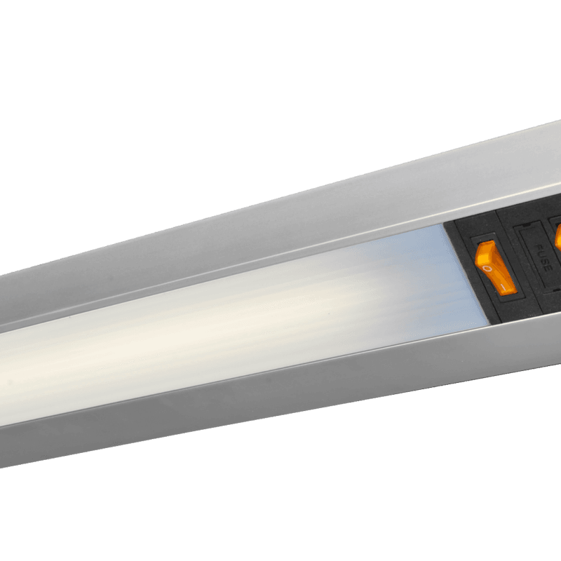 Power Station  (Under Cabinet) – with T5 14W Fluorescent Light, 3 Socket & Dual USB Quick charger