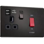 Waterproof – Pop up socket with 2 Socket & Dual USB-A charger