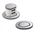 Miniature Pop-Up Dual USB Charger