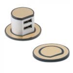 Miniature Pop-Up Dual USB Charger