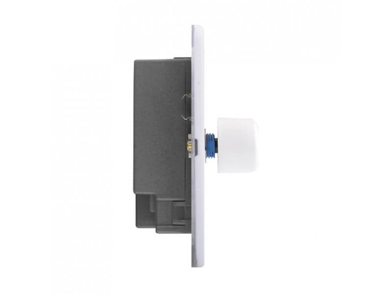 Slimline Screwless 1G 2 way 200W Intelligent LED Dimmer Switch (Compatible with Leading or Trailing edge)