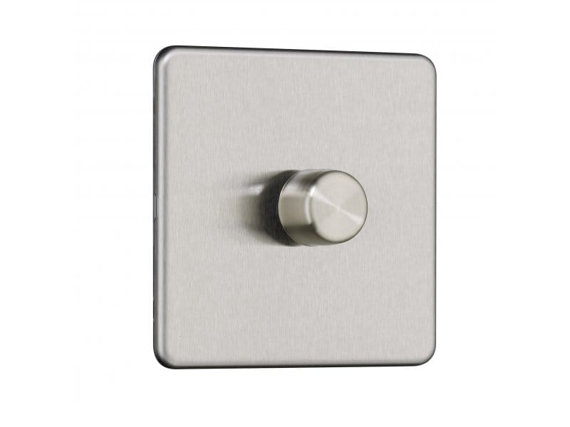 Slimline Screwless 1G 2 way 400W Single Dimmer Switch