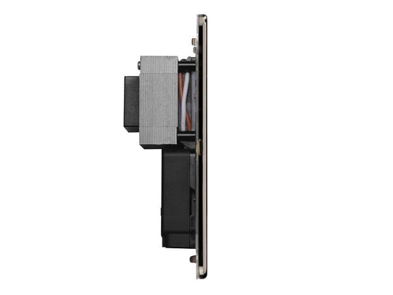 Slimline Screwless Dual Voltage Shaver Socket 115V/230V