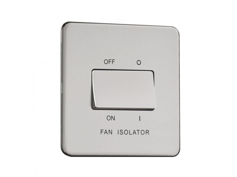 Slimline Screwless 10AX Fan Isolator Switch