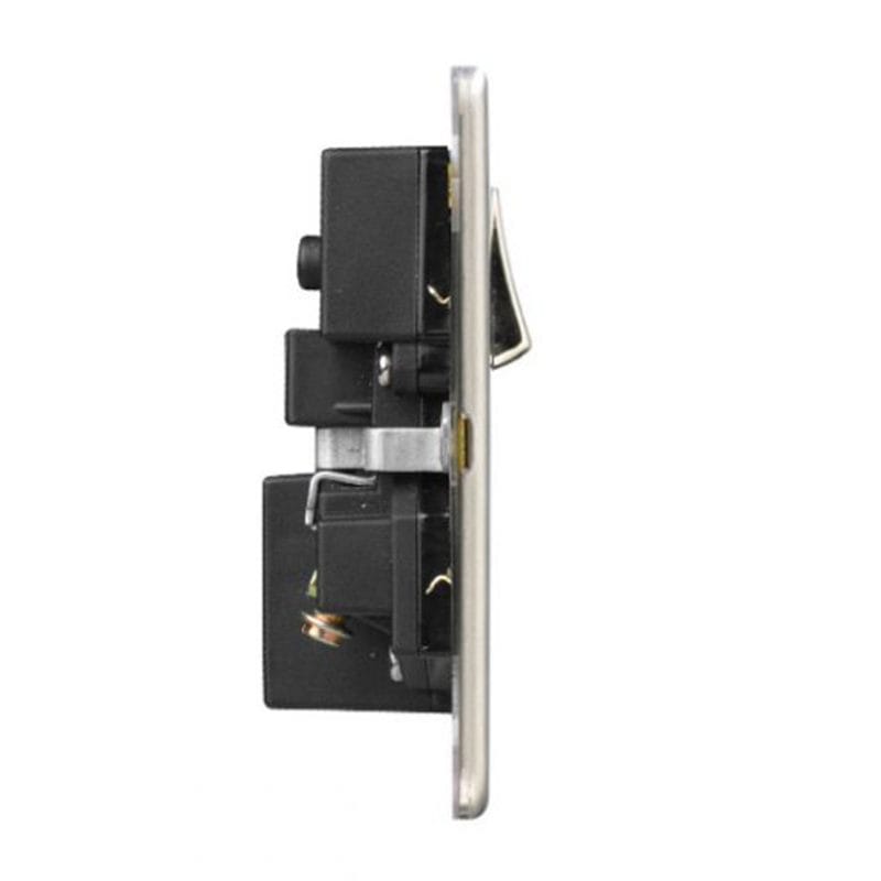 Slimline Screwless 2G Socket with Dual USB Quick Charger (4A – Type A + Type C)