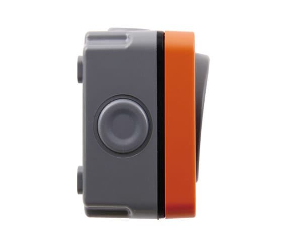 Weather Proof 20AX Retractive Switch (printed “PRESS”)