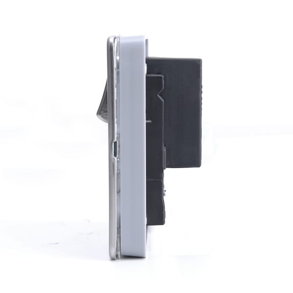 Slimline Screwless 1G Socket with Dual USB Quick Charger (4A – Type A + Type C)